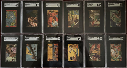 1930s Holloway's R110 "Pirate Treasure" Cards Complete set (48) SGC-Graded3