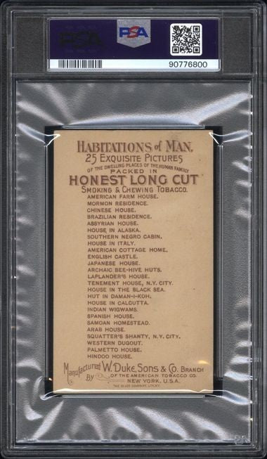 1890 N113 W. Duke & Sons Habitations of Man (PSA 4 VG/EX) Chinese House1