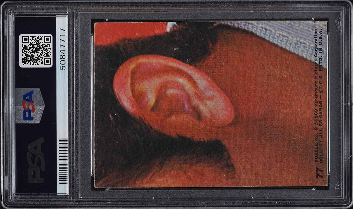 1971 Topps Brady Bunch Trading Card #77 (PSA 7 NM) Man To Man Talk1