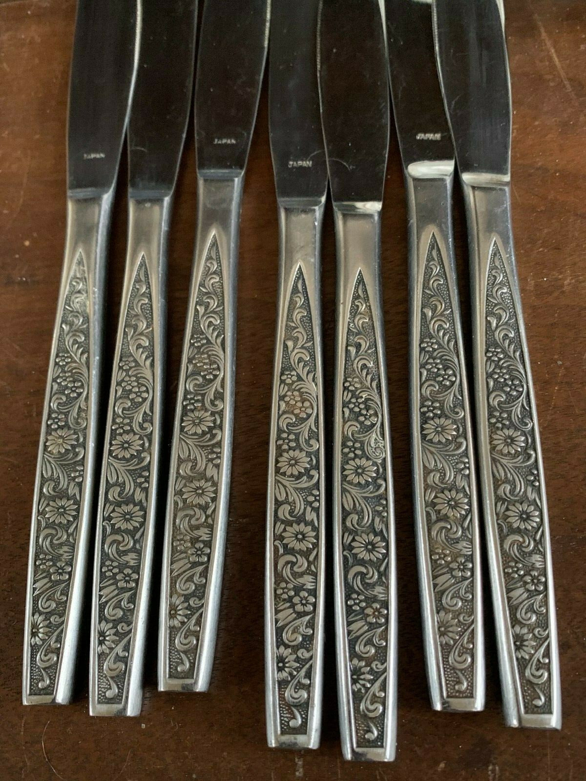 Outstanding Vintage SET (48 Pcs.) Stainless Flatware Mid Century Modern 4