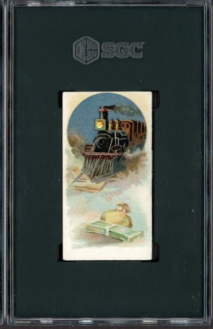 1889 N79 Duke Cigarettes HISTORY OF POOR BOYS (SGC 4 VG/EX) Cornelius Vanderbilt1