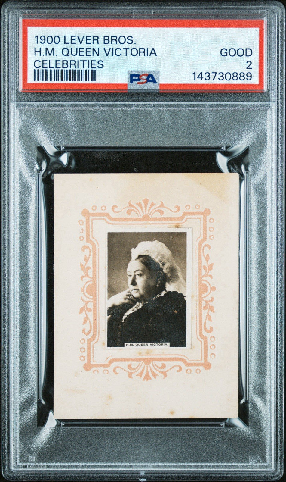 1900 Lever Bros. Celebrities Portraits (PSA 2 GD) Queen Victoria0