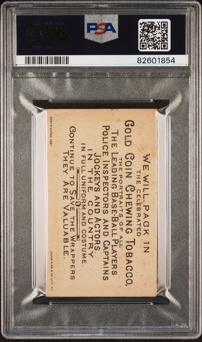 1887 N284 Buchner Gold Coin Actor "Maurice Barrymore as Romeo" (PSA 5 EX) Rare1