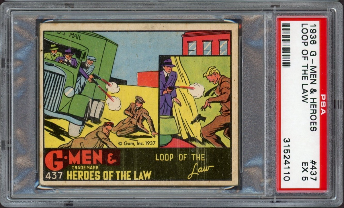 1936 G-Men & Heroes #437 "Loop of The Law" (PSA 5 EX) High Number0