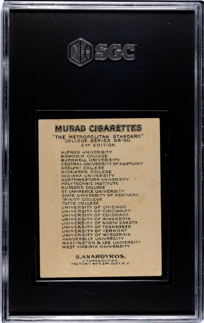 T51 MURAD COLLEGE SERIES University of North Dakota (SGC 6 EX/NM) Football1