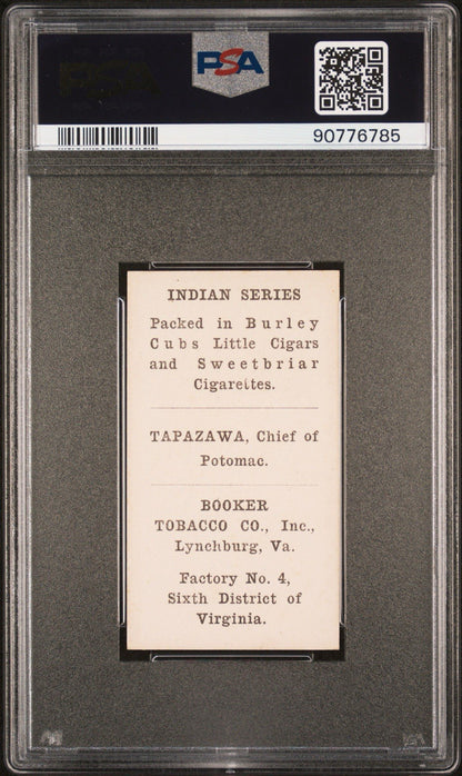 1905 T74 Booker Tobacco Indian Series (PSA 5 EX) Tapazawa1