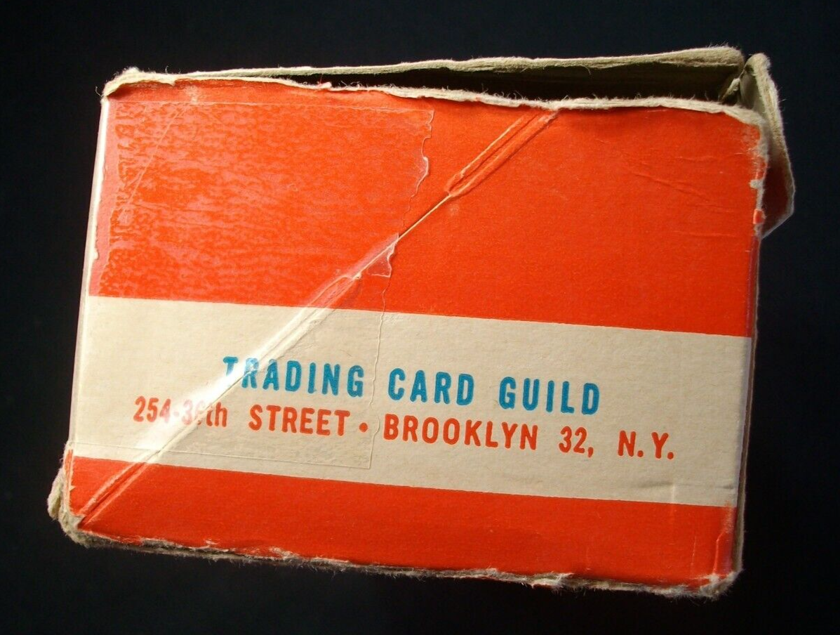 1959/1960? Topps VENDING BOX Empty 500 Count RARE "Space Cards" Written in Pen3