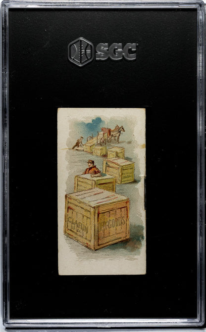 1889 N79 Duke Cigarettes HISTORY OF POOR BOYS (SGC 3 VG) Horace B. Claflin1