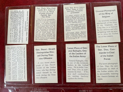 W641 LEADING GENERALS of the ALLIED ARMIES Complete Set (40) w/ Pershing10