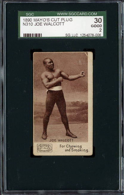 1890 N310 Mayo’s Welterweight Champion (SGC 2 G) "Barbados" Joe Walcott HOF0