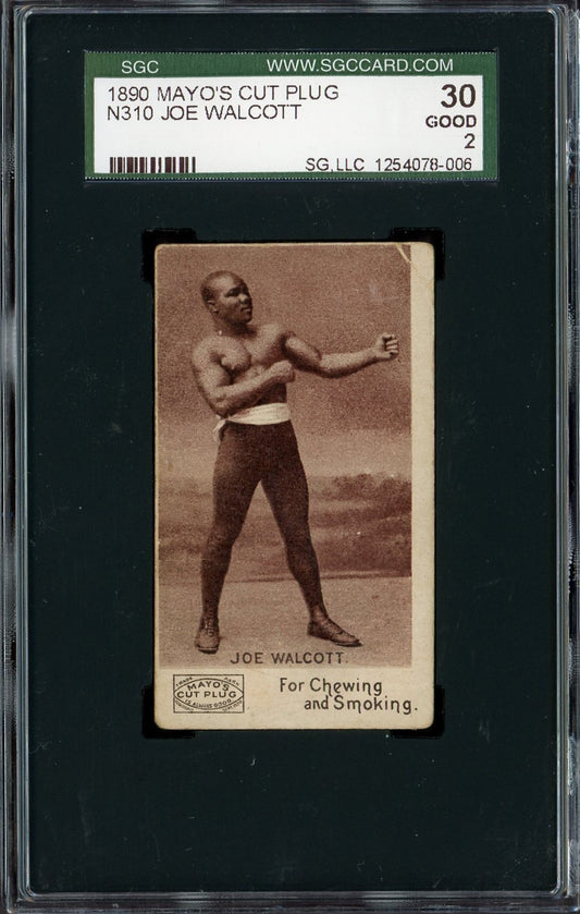 1890 N310 Mayo’s Welterweight Champion (SGC 2 G) "Barbados" Joe Walcott HOF0