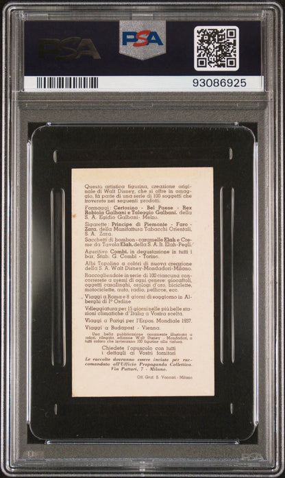 1936 Topolino Elah Walt Disney Mickey Mouse #79 (PSA 8 NM/MT) Della Musica RARE1