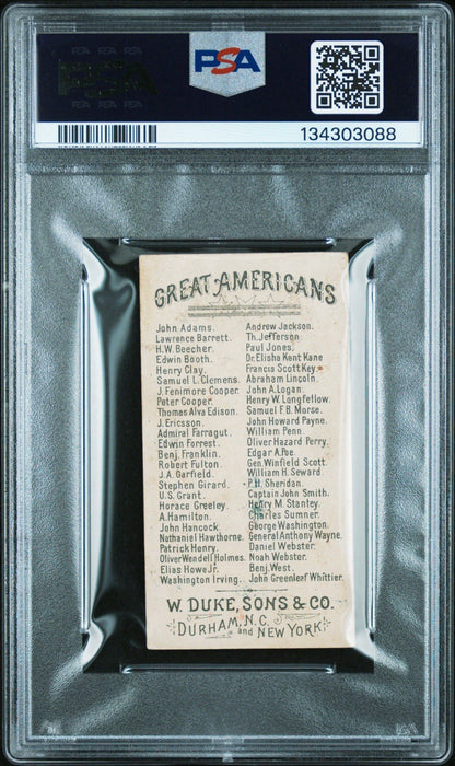 1888 N76 Duke Sons Great Americans (PSA 2 GD) "Mad" Gen. Anthony Wayne1