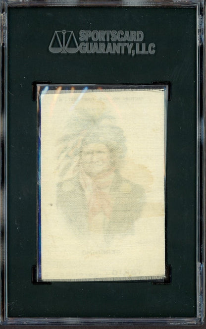 1910 S67 SILKS TOKIO Cigarettes #6 American Indian Chiefs (SGC 5 EX) Geronimo1