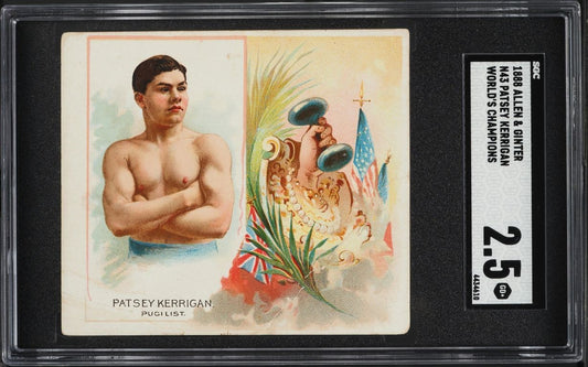1889 N43 Allen & Ginter World Champions (SCG 2.5 G+) Boxer PATSEY KERRIGAN0