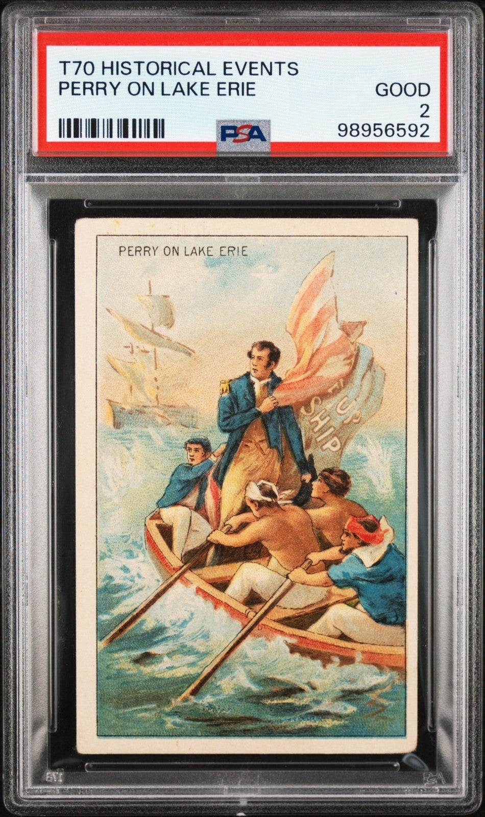 1911 Hoffman House T70 Historical Events (PSA 2 G) Perry On Lake Erire0