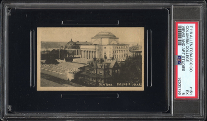 1903 T116 Allen Tobacco Telonette Cigars #151 Columbia College (PSA 5 EX)0