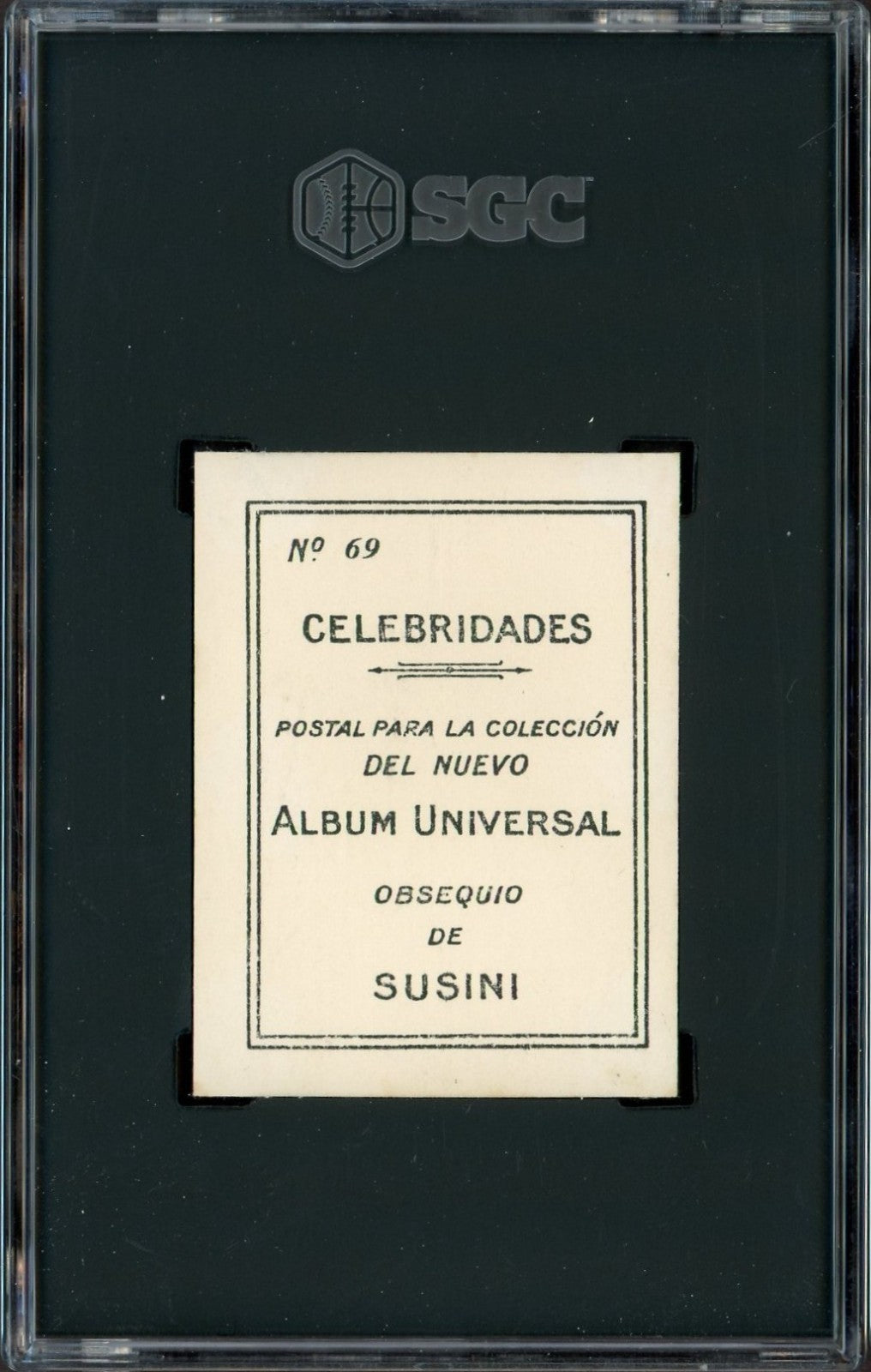 1915 Susini Album Universal #69 (SGC 2.5 GD+) Colon Christopher Columbus1