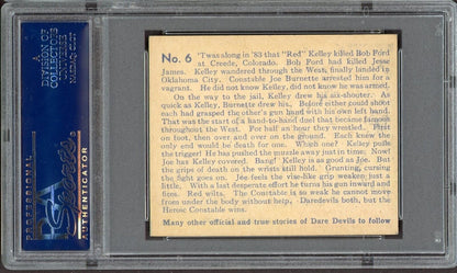 1933 R39 N. Chicle Dare Devils #6 "The Duel To The Death" (PSA 5 EX)