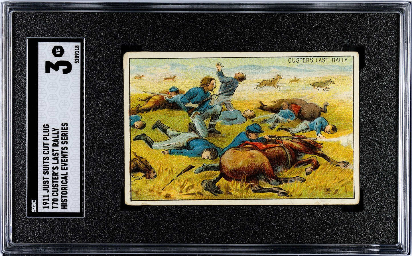 1911 Just Suits T70 Historical Events (PSA 3 VG) Custer's Last Rally0