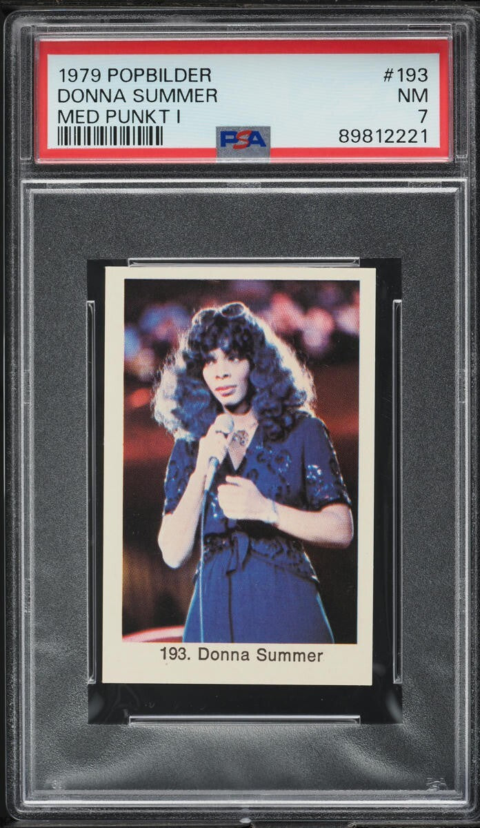 1979 Popbilder Swedish Card Donna Summer #193 (PSA 7 NM)0