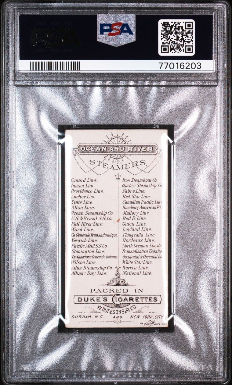 1887 N83 Duke Ocean & River Steamers: U.S. and Brazil S.S. Co. (PSA 5 EX) 1/1 hi1