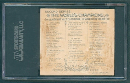 1889 N43 Allen & Ginter World Champions (SCG 2 G) Jack McGee Pugilist1