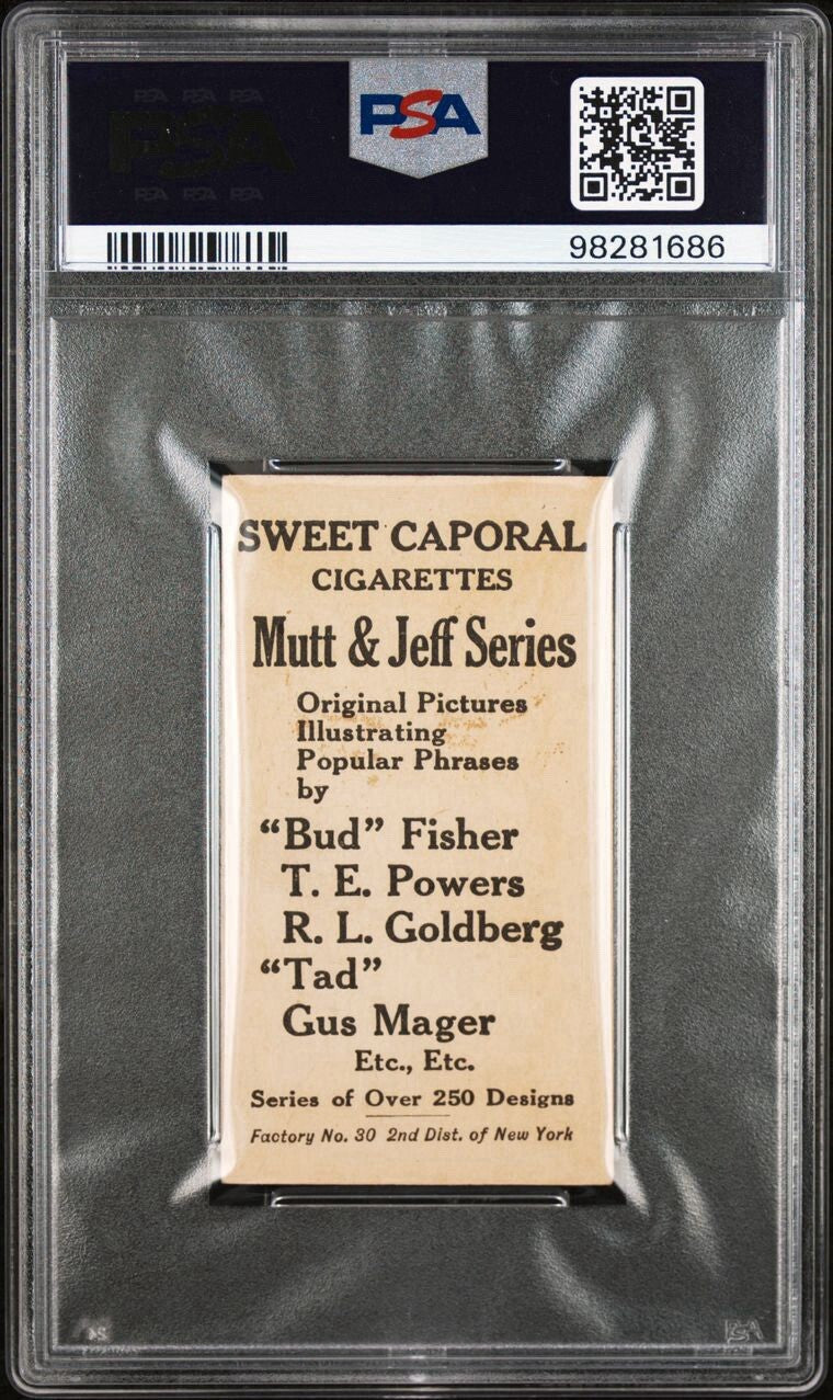 1906 T88 Sweet Caporal Mutt & Jeff Type 4 #70 "When They're Away" (PSA 4 VG/EX)1