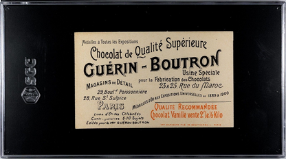 1919 Guerin Boutron Chocolates #55 US President WILLIAM McKINLEY Card (SGC 5 EX)1