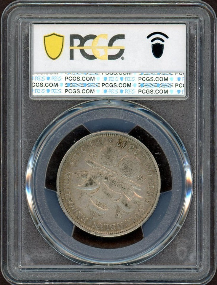 1893 Columbian Exposition Half Dollar (PCGS XF40) Christopher Columbus2