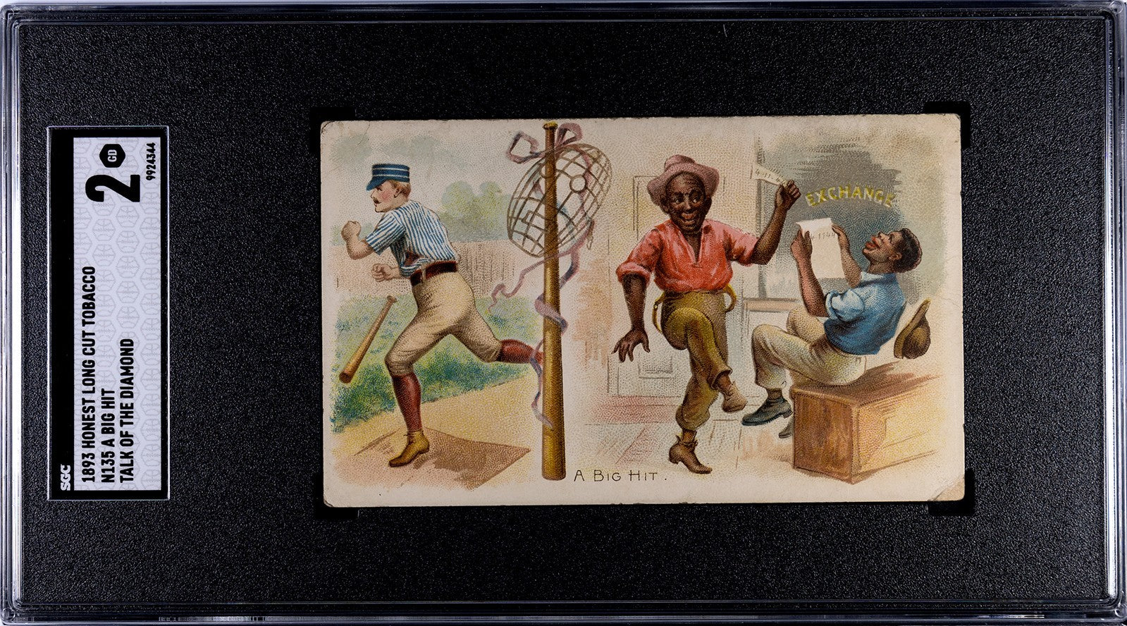 1888 N135 Duke Honest Long Cut Talk of the Diamond (SGC 2 GD) A Big Hit0