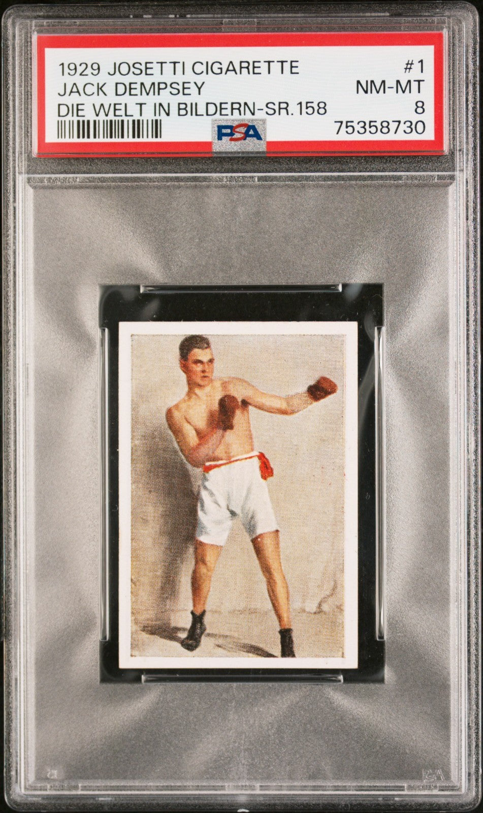 1929 Welt In Bildern (PSA 8 NM) #1 Jack Dempsey0