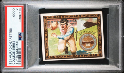 T51 MURAD COLLEGE SERIES Tufts College (PSA 2 GD) Football