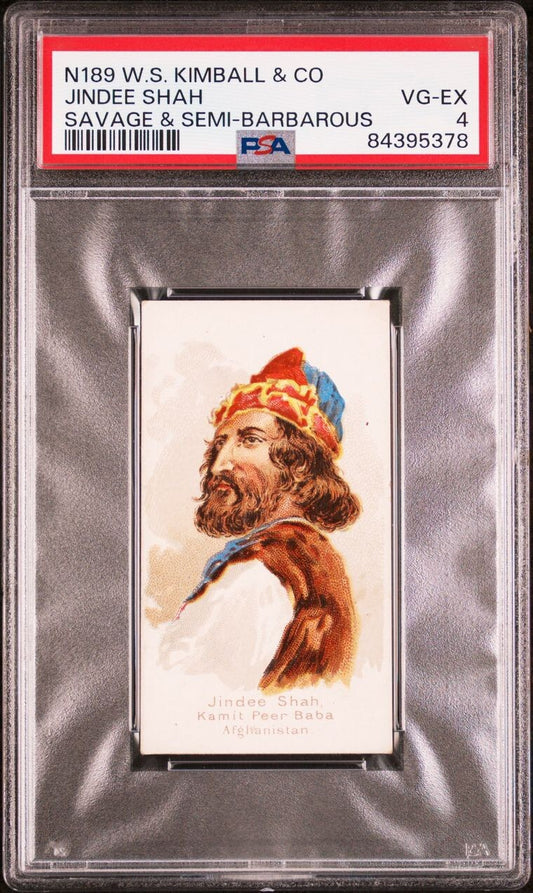 1889 N189 Kimball Savage & Chiefs Rulers (PSA 4 VGEX) Jindee Shah0