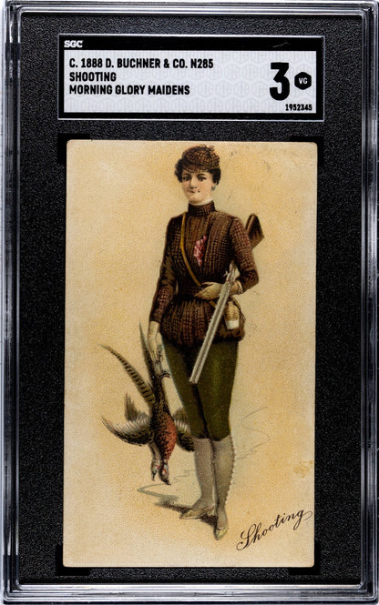 1888 N285 D. Buchner & Co. Morning Glory Maidens "SHOOTING" (SGC 3 VG) RARE0
