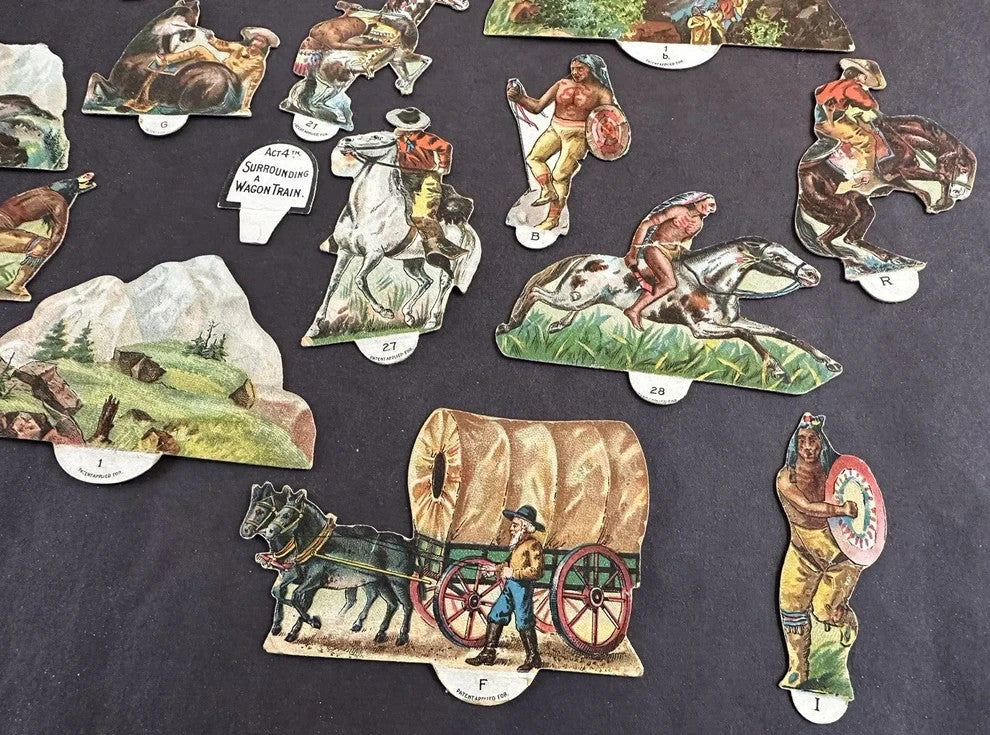 1880s N143 Honest Tobacco Buffalo Bill Wild West Show (Lot 18 Pcs.) Premiums0