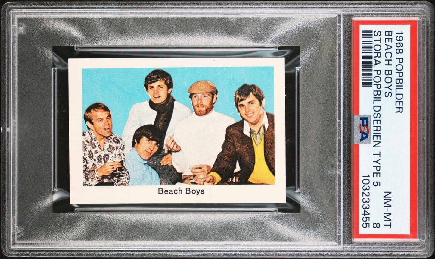 1968 Popbilder STORA POPBILDSERIEN TYPE 5 (PSA 8 NM/MT) Beach Boys0