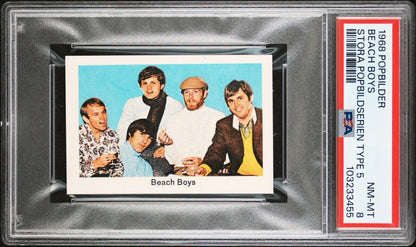 1968 Popbilder STORA POPBILDSERIEN TYPE 5 (PSA 8 NM/MT) Beach Boys0
