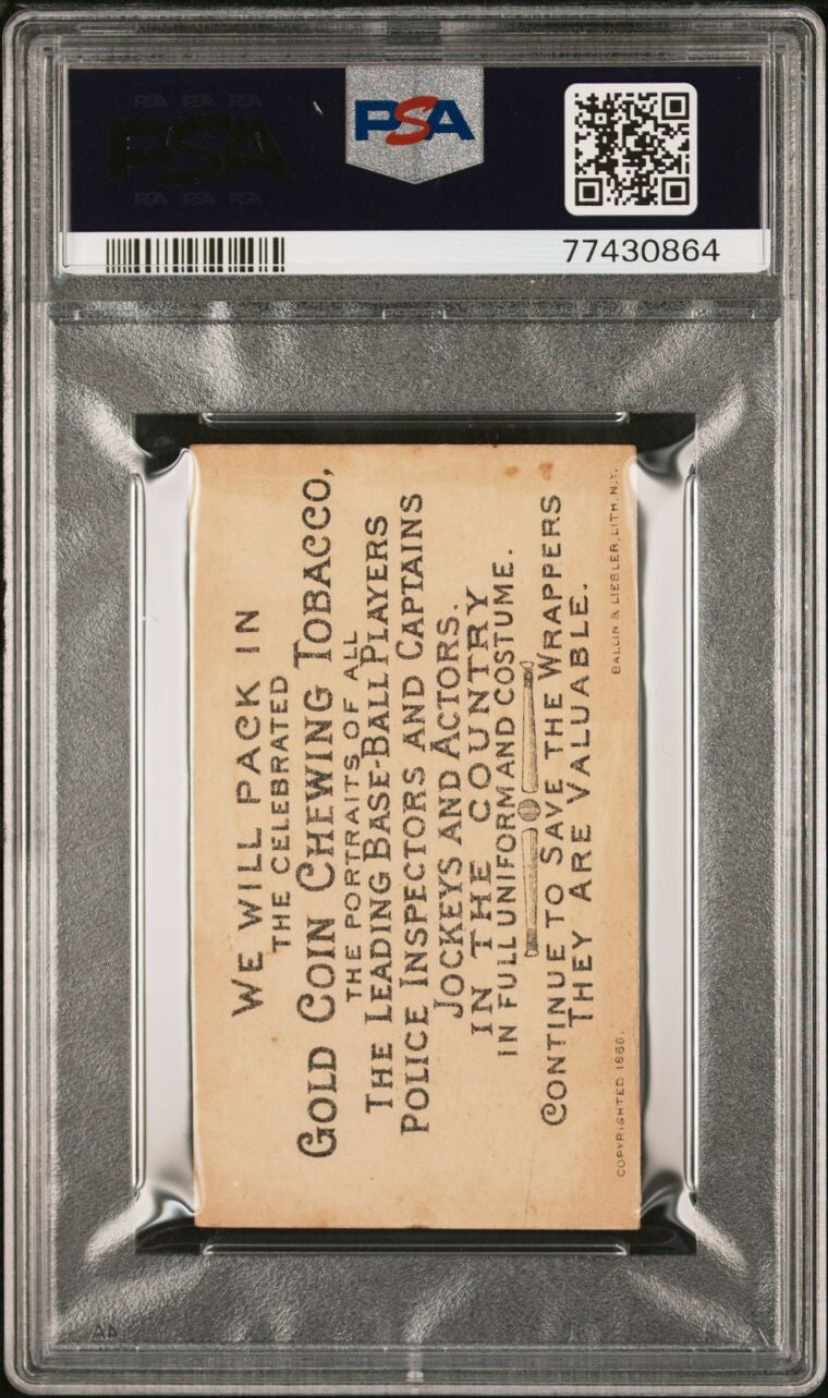 1888 Buchner N284 Police Inspectors Captains PSA 3 VG HIGHEST Capt. John Gunner1