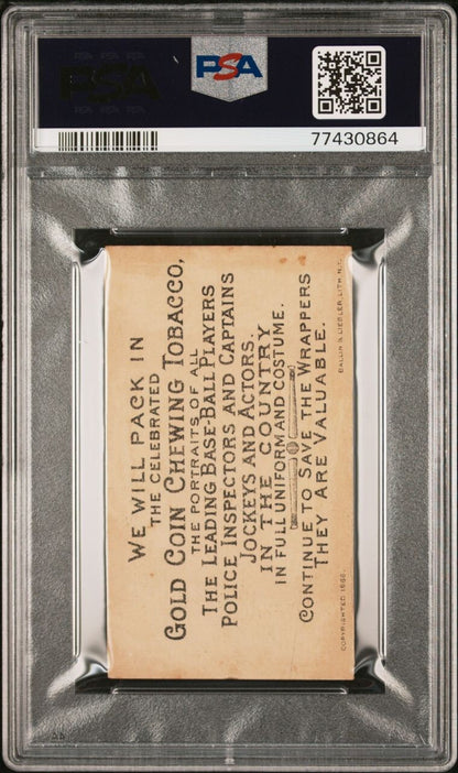 1888 Buchner N284 Police Inspectors Captains PSA 3 VG HIGHEST Capt. John Gunner1