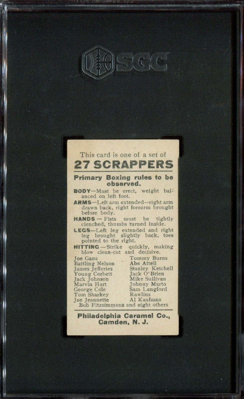 1910 E79 Philadelphia Caramel 27 Scrappers (PSA 5.5 EX+) Marto & Battling Nelson1