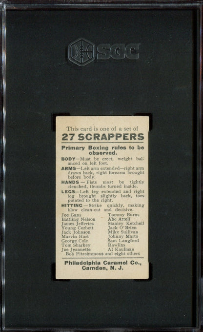 1910 E79 Philadelphia Caramel 27 Scrappers (PSA 5.5 EX+) Marto & Battling Nelson1