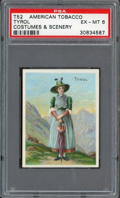 1912 Helmar Turkish Trophies T52 Costumes & Scenery (PSA 6 EX/MT) TYROL0