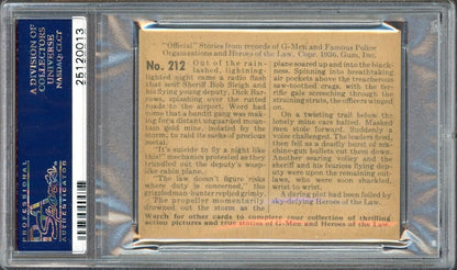 1936 G-Men & Heroes of the Law 212 Death Defies the Sky (PSA 5 EX) High Number