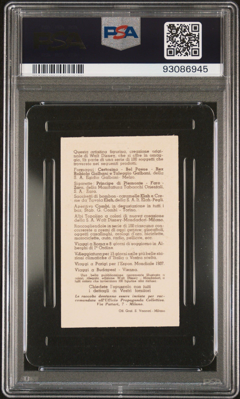1936 Topolino Elah Walt Disney Mickey Mouse #55 (PSA 8 NM/MT) L'Ammaestratore1