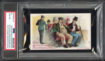 N128 Snapshots From Puck Duke Sons & Co. "An Improvised Pastille" (PSA 6 EX/MT)0