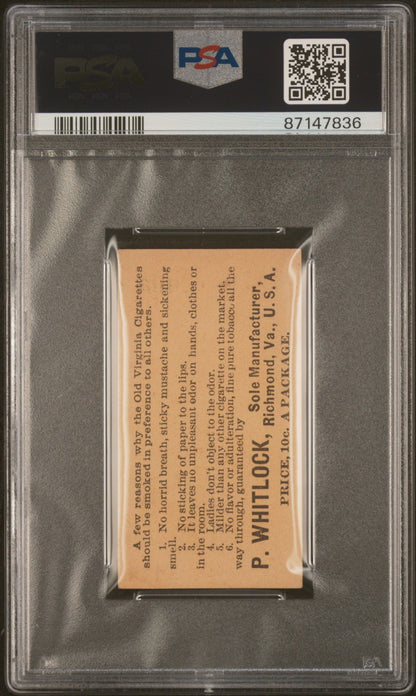 1888 Old Virginia N488 Red Dress in Window (PSA 4 VG/EX) All Tobacco Cigarettes1