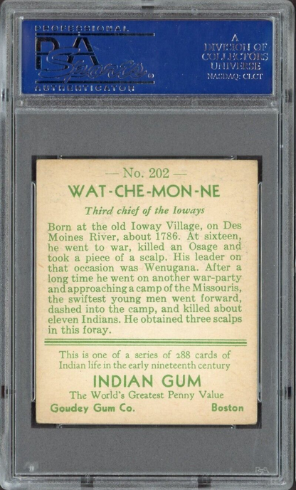 1933 Goudey Indian Gum (Series of 48) #206 Alchise (PSA 5 EX) High Number