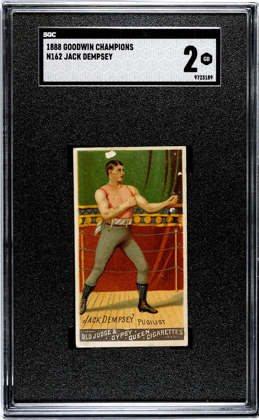 1888 N162 Goodwin Champions JACK DEMPSEY Boxer (SGC 2 GD) Nonpariel0