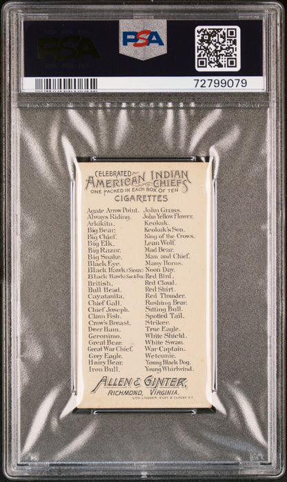 1888 N2 Allen & Ginter American Indian Chiefs (PSA 6 EX/MT) Deer Ham1